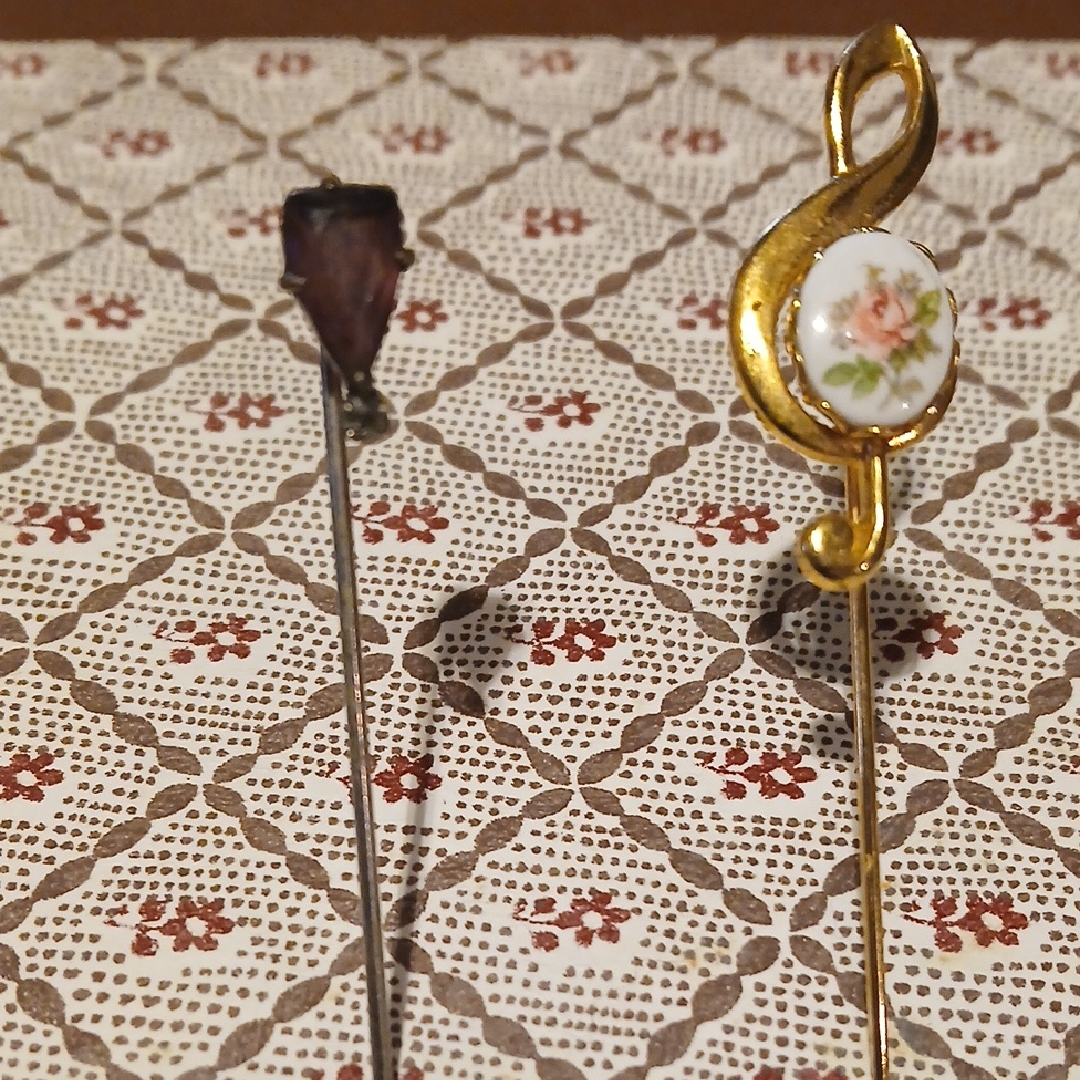 Vintage Goldplated Silver And Sterling Silver Pins
